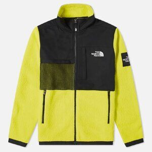 The North Face Seasonal Denali Jacket, Led Yellow (Black Box) Full Zip